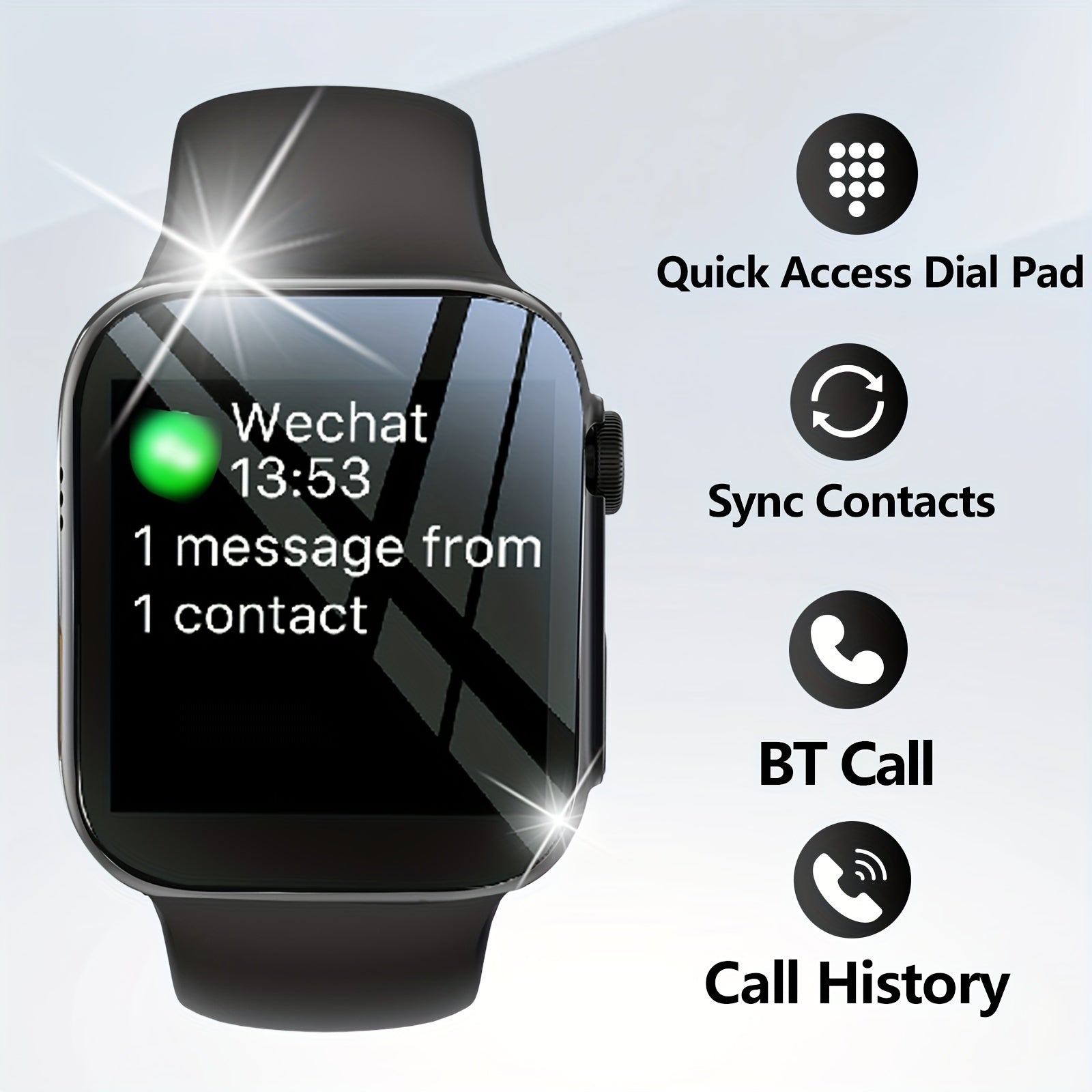 Smart Watch Remote Control Music Sports Watch Sleep Monitoring