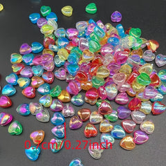 150pcs DIY Heart-shaped Beads Set for Kids Jewelry Making