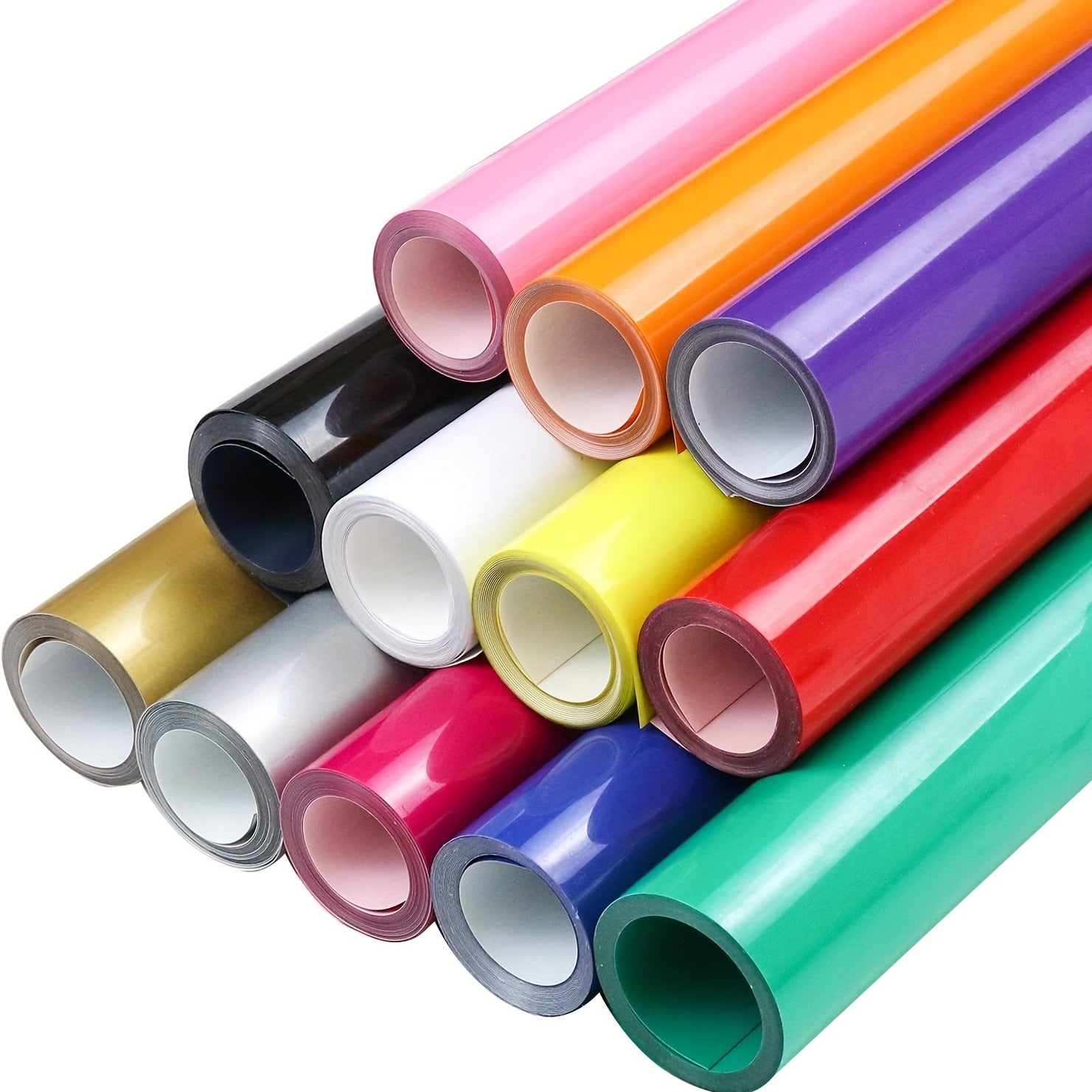 30 X 3ft HTV Iron On Permanent Adhesive Vinyl Roll Heat Transfer Vinyl For Fabri