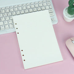 1pc A5 45pg Loose Leaf Book Inner Pages 6 Hole Refill