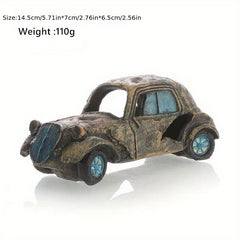 Simulation Car Decoration for Fish Tank Landscaping