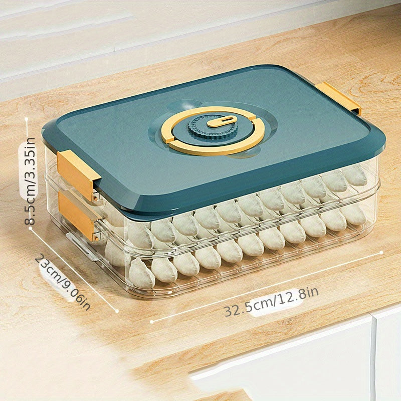 Dumpling Box Sealed Storage Container With Lid Portable Refrigerated Food