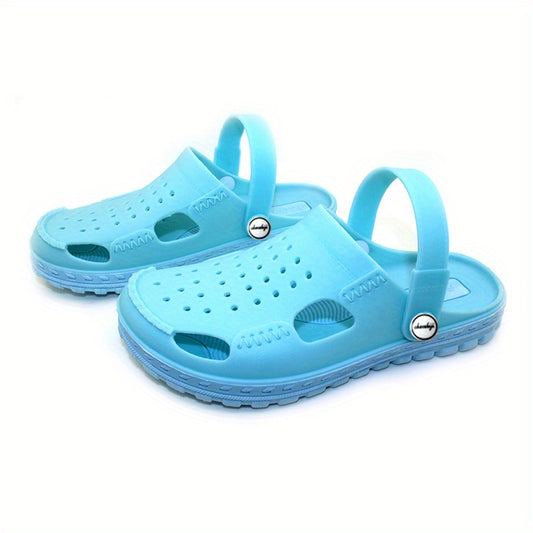 Women's Solid Clogs Casual Slip On Rubber Soft Sole Shoes