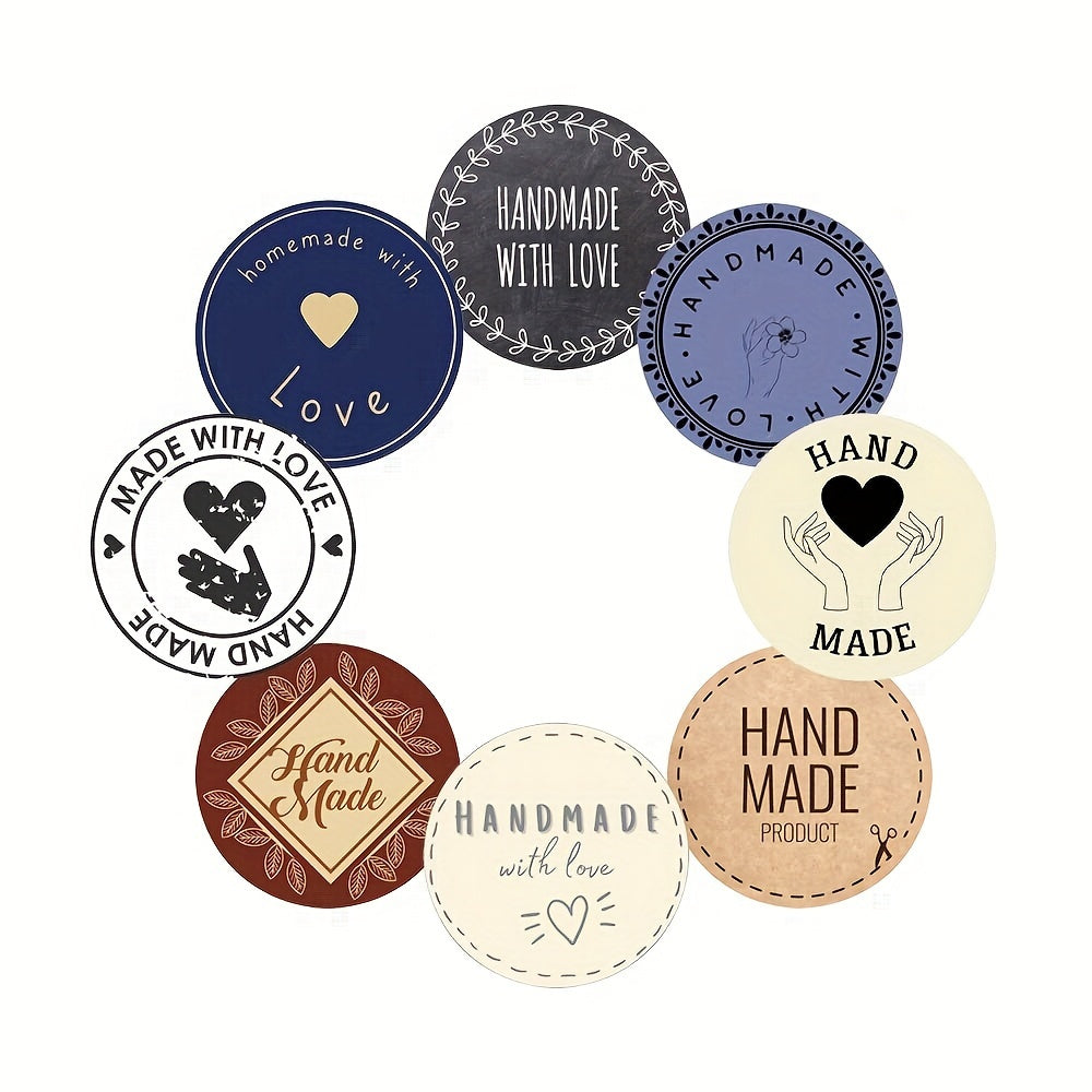 500pcs Round Roll Stickers for Water Cup, Guitar, Laptop, Notebook, Phone