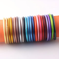 Bright Waterproof Jelly Bangles for Party Beach