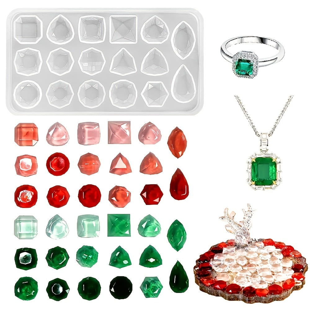 Crystal Epoxy Resin Mold Jewelry DIY Making Tools