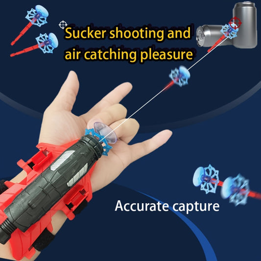 Spider Web Wristband Shooting Set Soft Bullet Launcher Bracelet