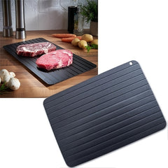Fast Defrosting Tray Thermal Conductive Defrost Tray Aluminum Steak Plate