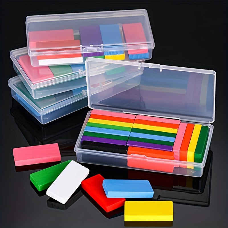 4pcs Plastic Box with Hinged Lid for DIY Crafts and Jewelry