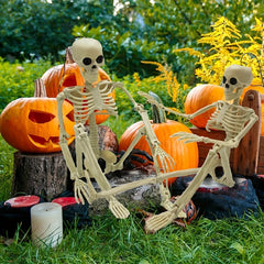 1pc Halloween Skeleton Posable Joints for Halloween Decor
