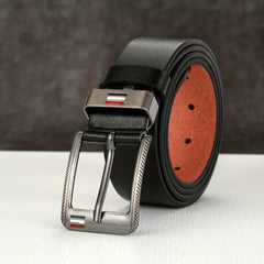 Men's Pin Buckle Belt PU Leather Belt Jeans Waist Strap