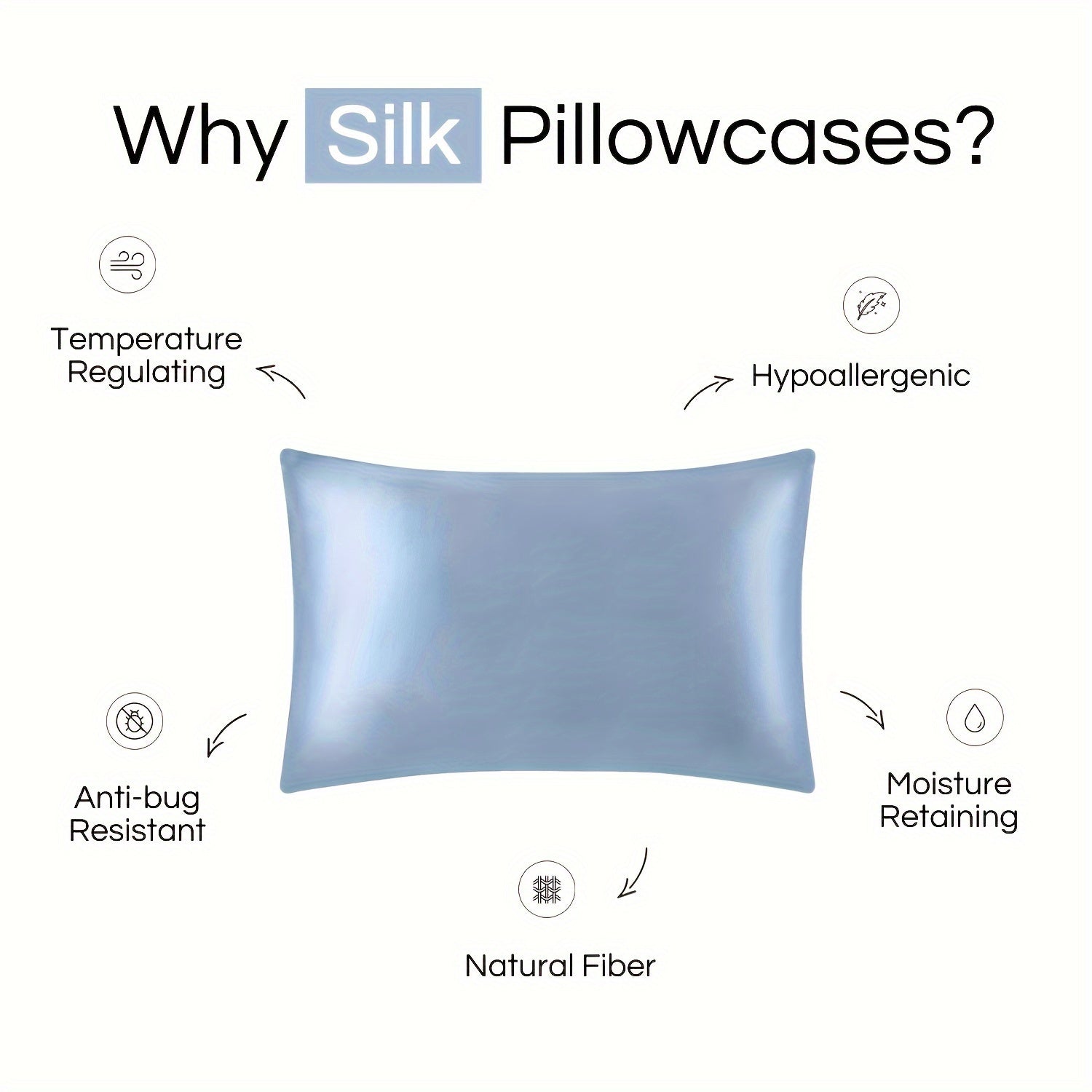 Soft Quilted Pillow Cover with Zipper