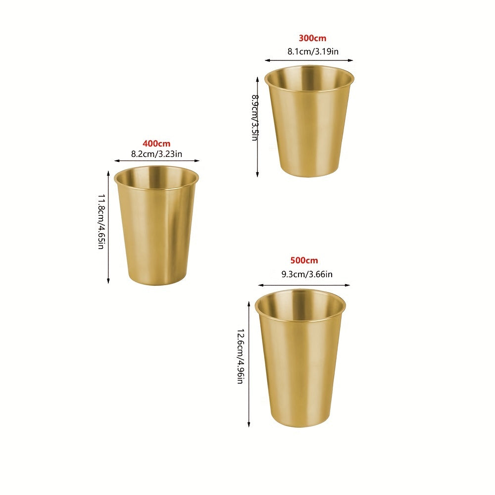 Stainless Steel Water Cup Outdoor Camping Beer Mug Household Utensils