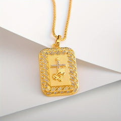 Hip Hop Jewelry Cross Pendant Necklace