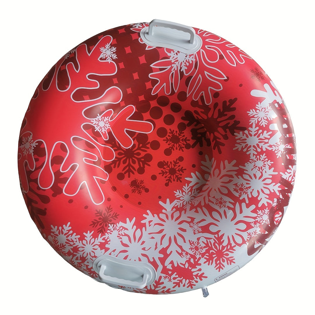 PVC Inflatable Skiing Ring Outdoor Skiing Mat Toy