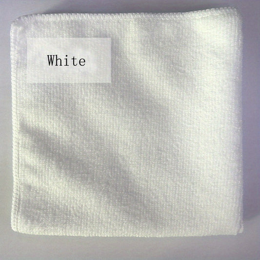 2 Pcs Microfiber Cleaning Rags Small Square Towels Household Cleaning