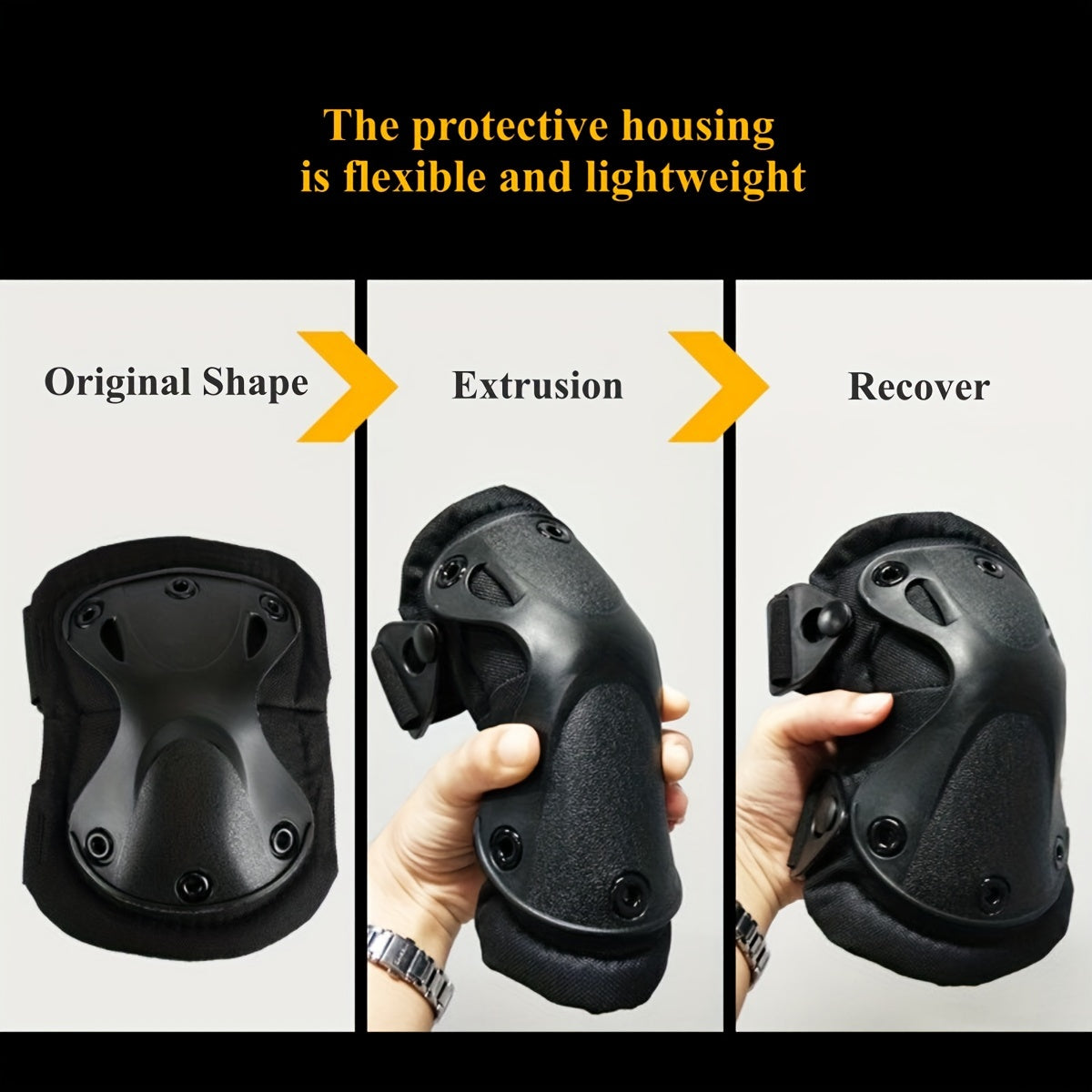 Knee & Elbow Pads Set for Climbing & Cycling