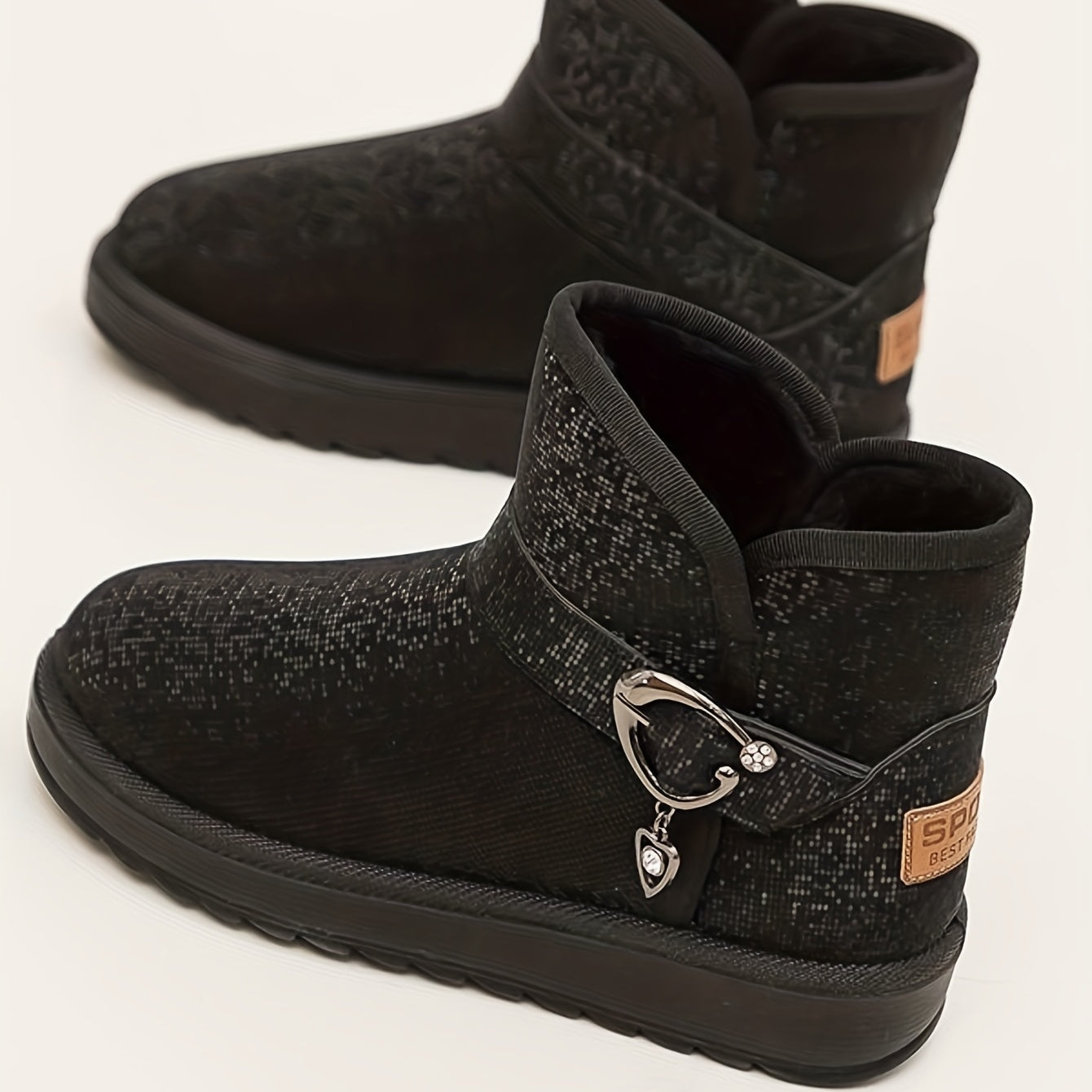 Women's Winter Snow Boots Medium Top Outdoor Shoes