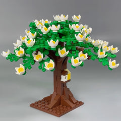 60pcs Flower Building Block Accessories for Lotus Campanula Garden