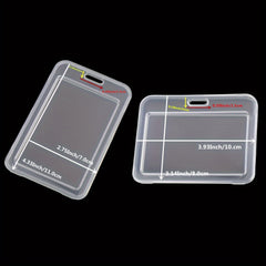 10pcs Transparent Card Covers for Students' Cards