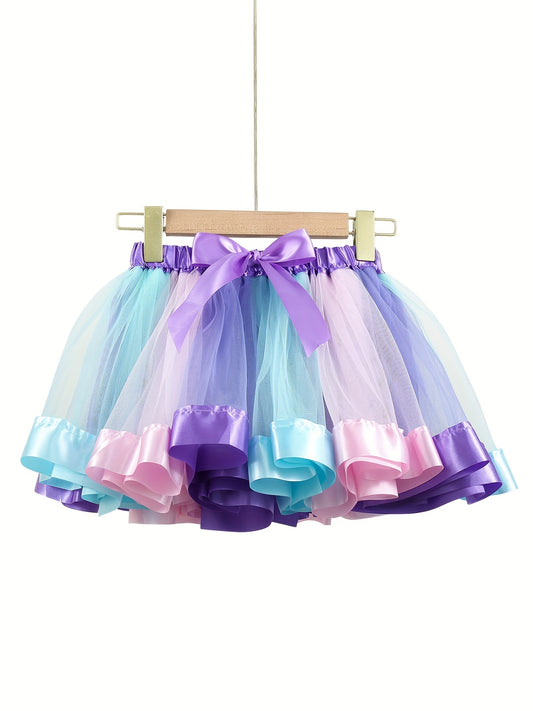Girls Mermaid Costume Ballet Skirt Party Dance Tutu Skirt
