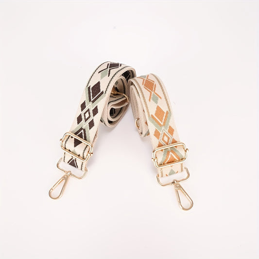 Vintage Pattern Strap Durable Adjustable Shoulder Bag Strap