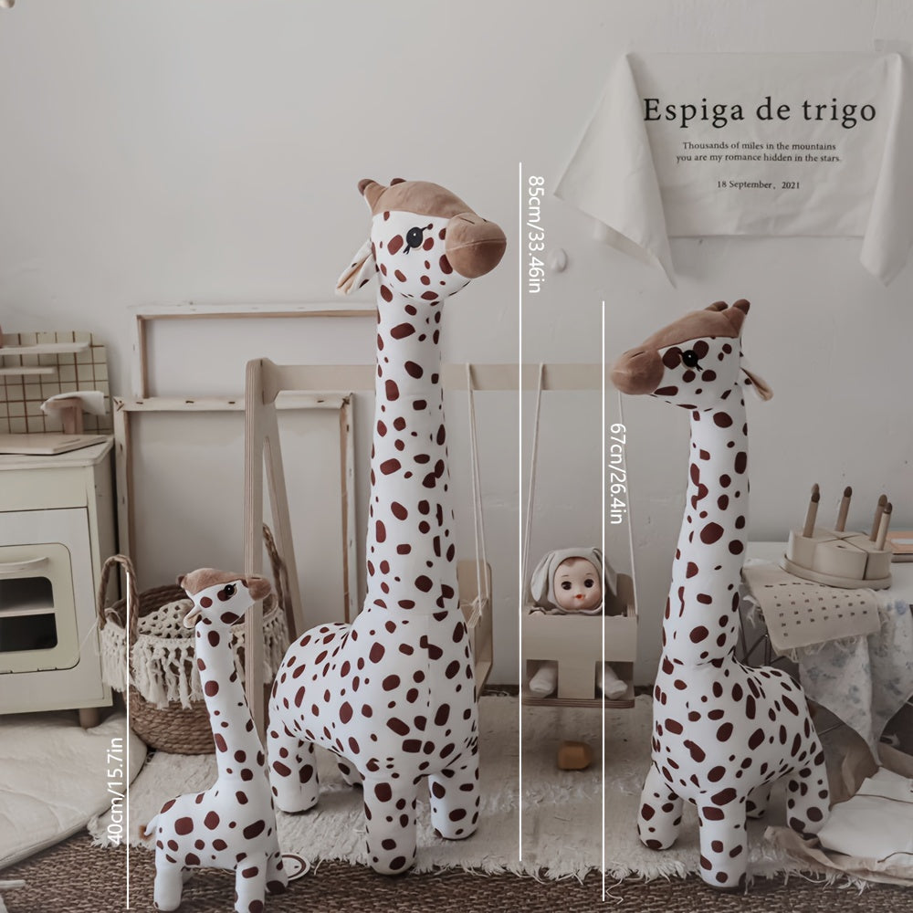Big Giraffe Doll Long neck Deer Doll Animal Doll Baby Three dimensional Sleeping