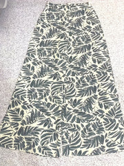 Floral Wide Leg Pants High Waist Casual Wear