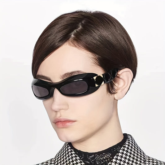 Y2K Oval Goggles UV400 Photo Booth Props Sunglasses