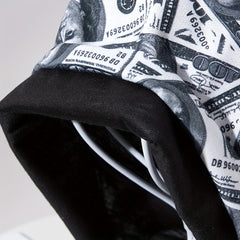 Men's Dollar Print Turban Hat Stacking Cap