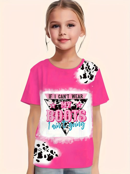 IF I CAN'T WEAR MY BOOTS I AIN'T GOING T-shirt
