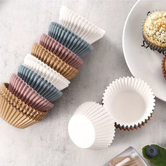 Disposable Muffin Cups Cupcake Cups Greaseproof Paper Cupcake Liners