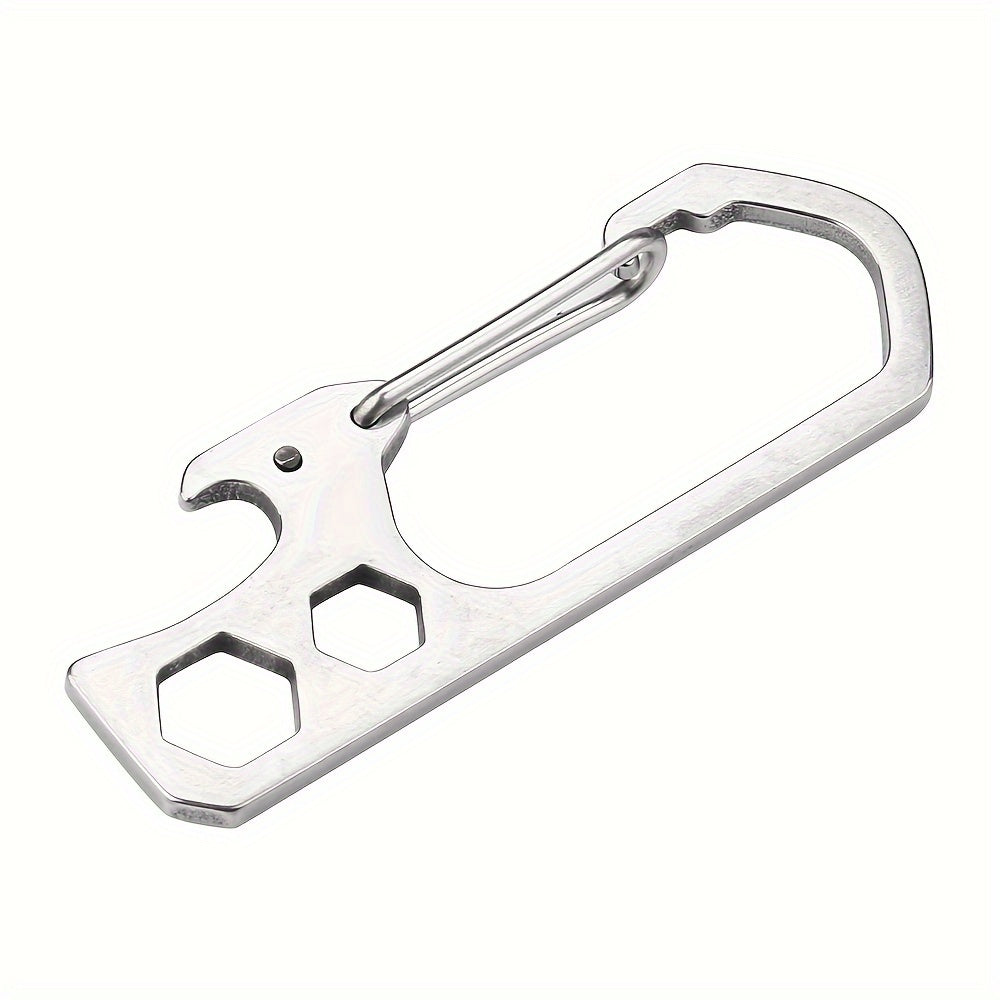 Key Chain Bottle Opener Carabiner Snap Clip Hook for Hiking Backpacking Camping