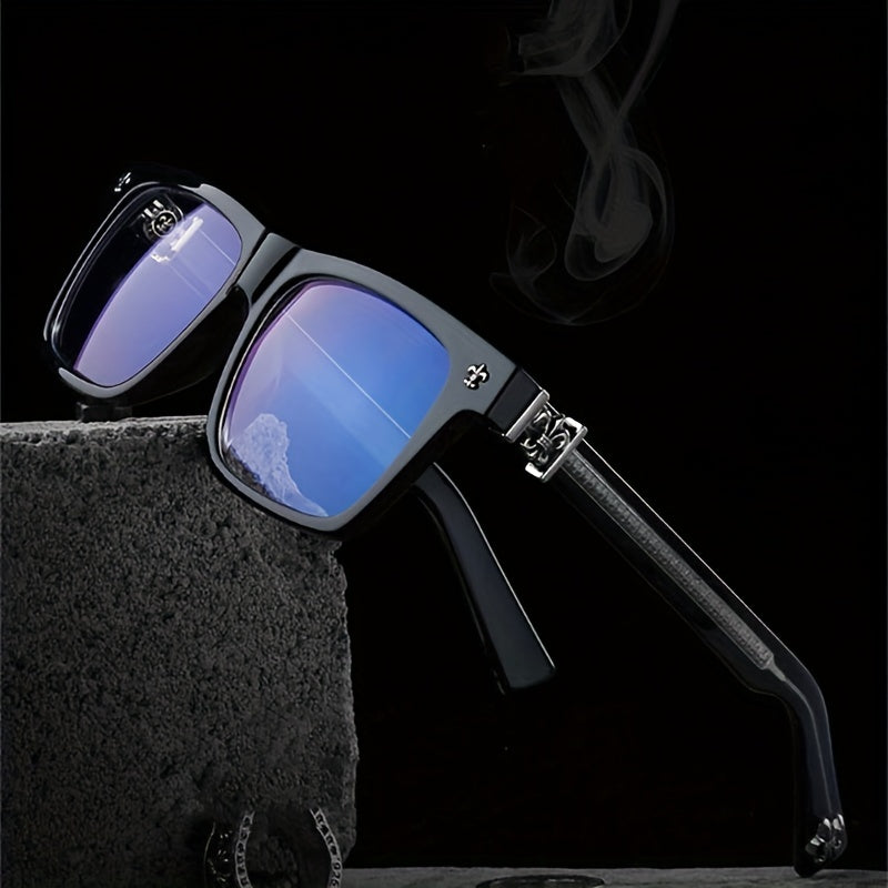 Tr90 Square Frame Glasses Anti Light Anti Eyeglasses For Men And Women