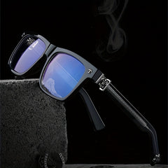 Tr90 Square Frame Glasses Anti Light Anti Eyeglasses For Men And Women