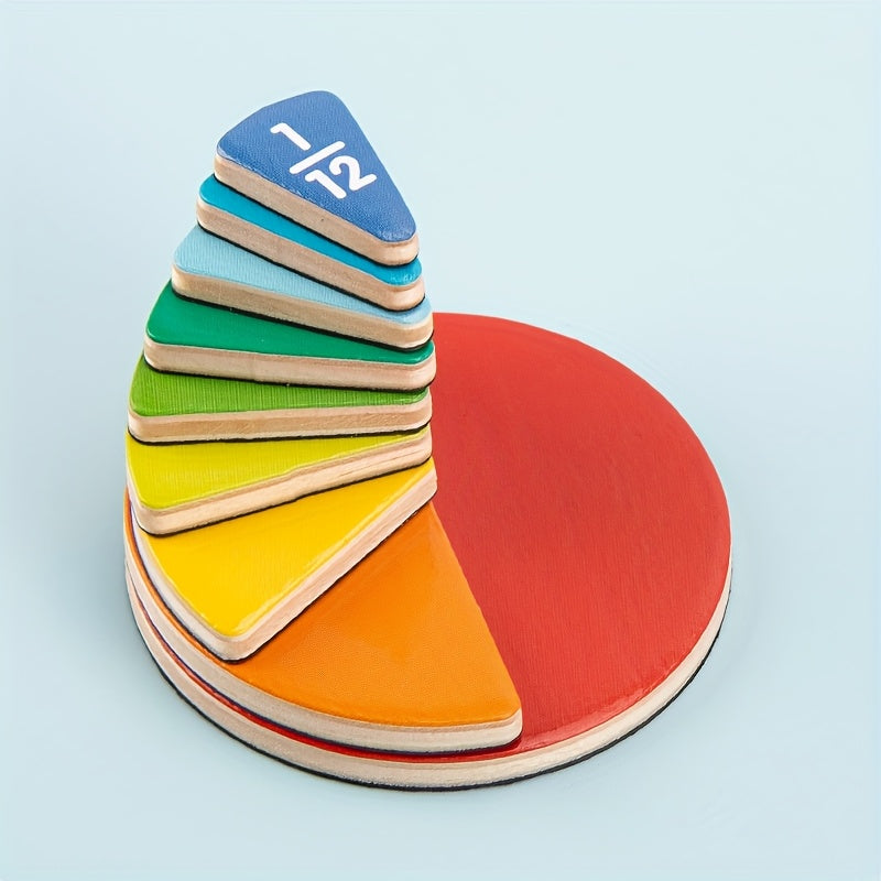 Fraction Spinner Set Math Tool for 3rd-5th Graders, Perfect for Holidays
