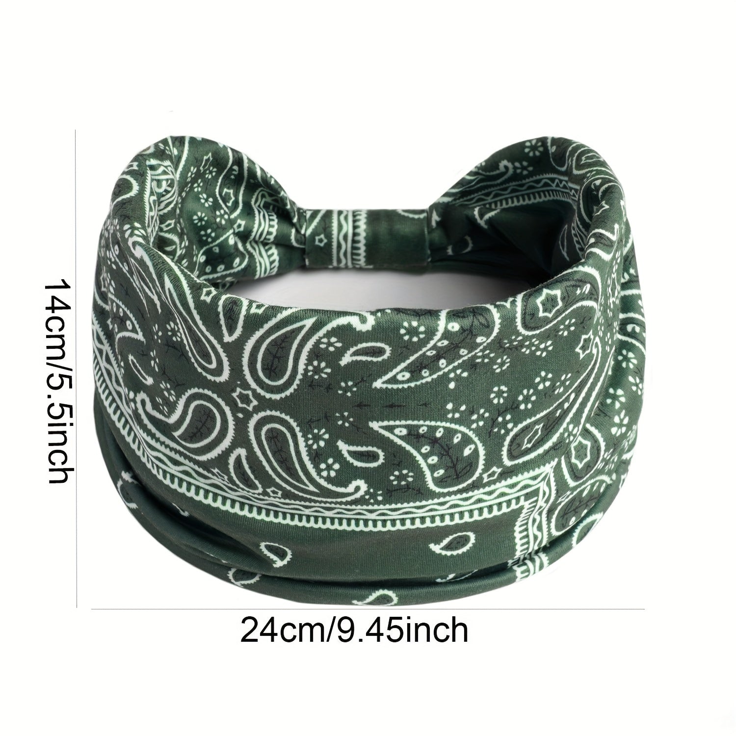 Boho Style Elastic Wide Hair Band Knot Turban Headband