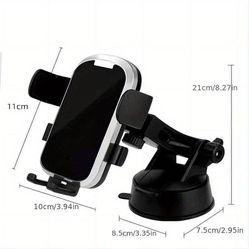 Automatic Lock Suction Cup Car Phone Holder