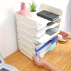 Desktop Foldable A4 Paper Storage Box Drawer Style