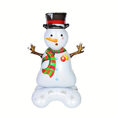 Santa Claus Aluminum Film Balloon for Christmas Decor