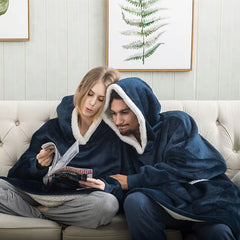 Oversized Wearable Blanket Hoodie for Women and Men