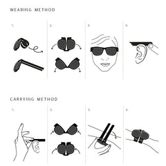 Papa Glasses Bracelets Sunglasses For Men Women Driving