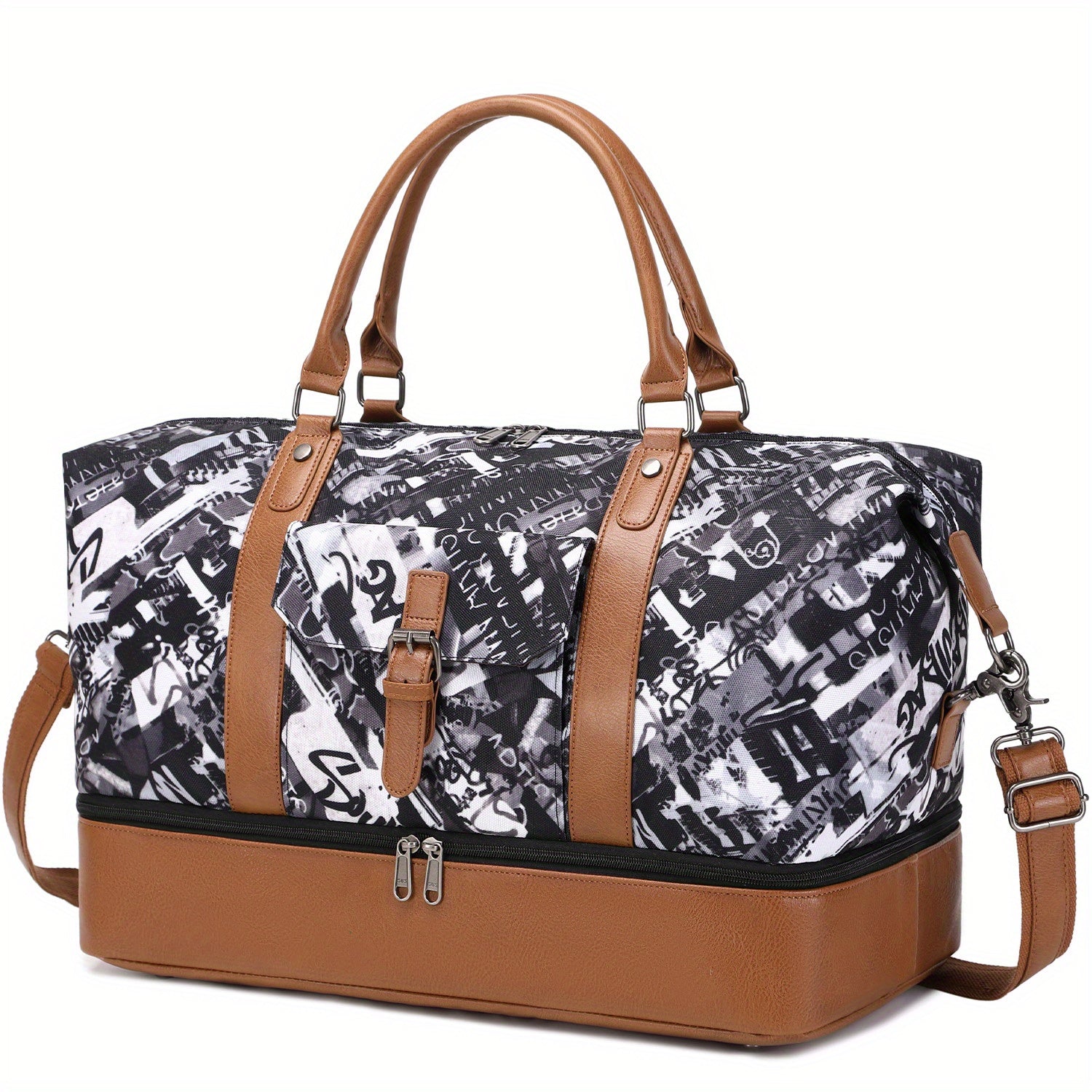 Large Capacity Duffel Bag Women's Carry on Handbag For Travel