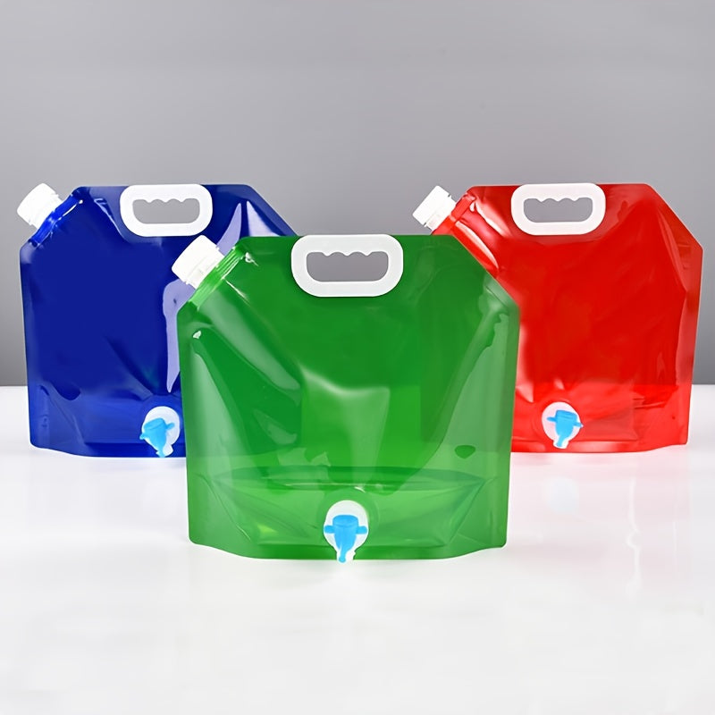 3-Layer 5L Grain Storage Bag Safe for Millet Nuts Beans Portable Water Storage