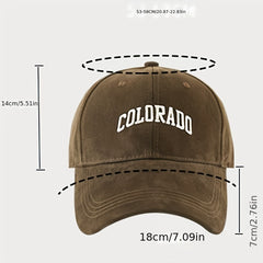 Adjustable Low Profile Baseball Cap Unstructured Cotton Dad Cap