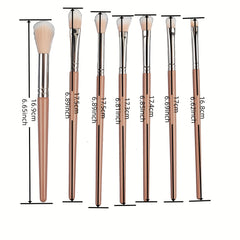 7 Pcs Makeup Brushes Set Professional Eyeshadow Cosmetic Make Up Tool