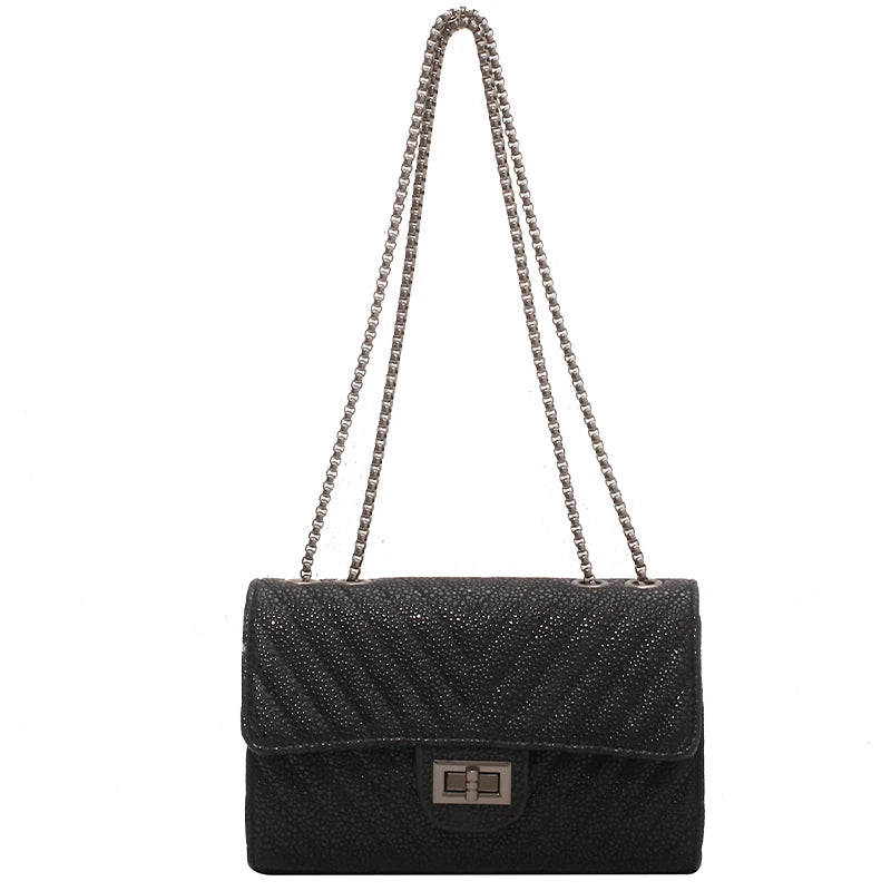 Diamond Chain Shoulder Bag Small Crossbody Handbag