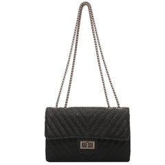Diamond Chain Shoulder Bag Small Crossbody Handbag