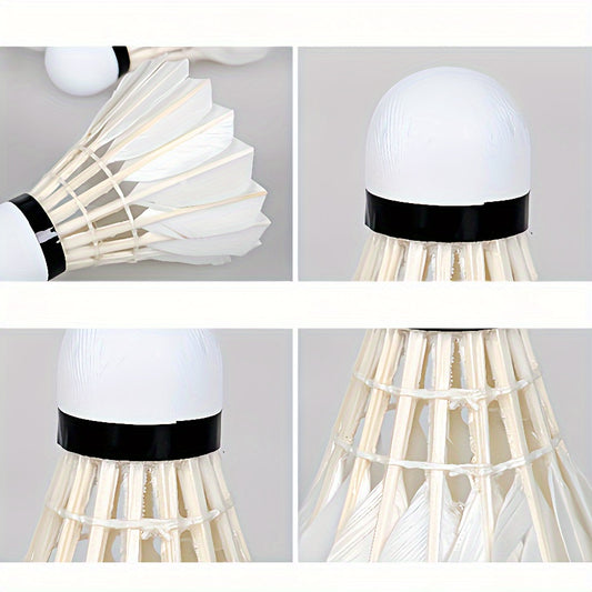 6 Pack High Speed Shuttlecock Badminton Ball For Entertainment