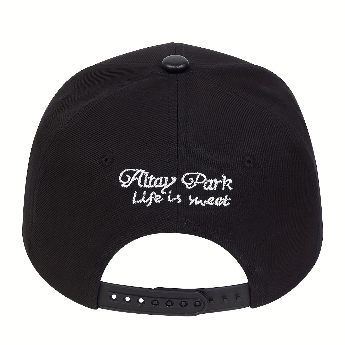 Men's Cartoon Embroidered Flat Brim Hat